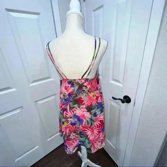 Buddy Love Tropical Sundress double spaghetti strap, lightweight, lined - Picture 4 of 6